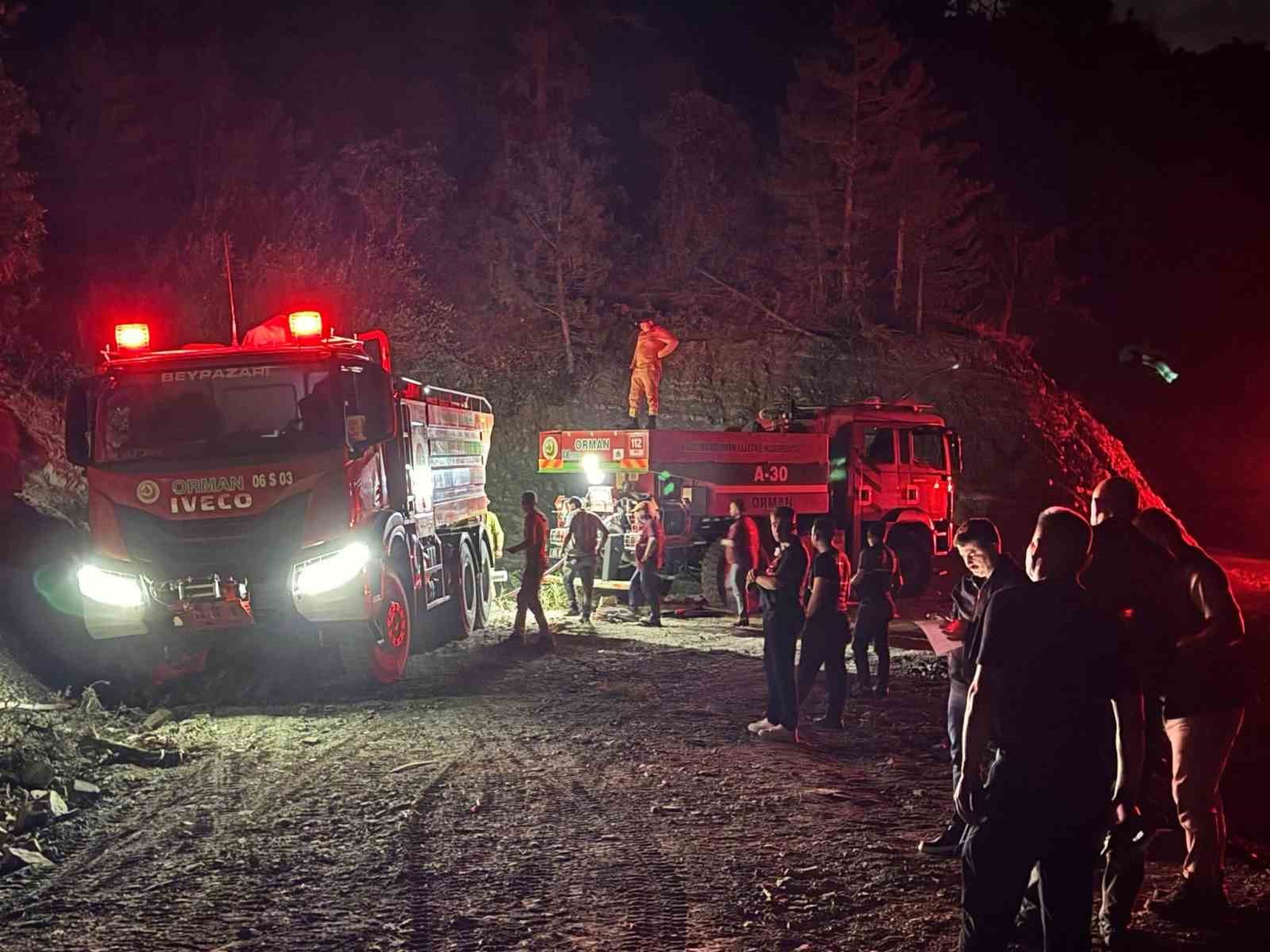 Ankara’da çıkan orman yangını kontrol altına alındı